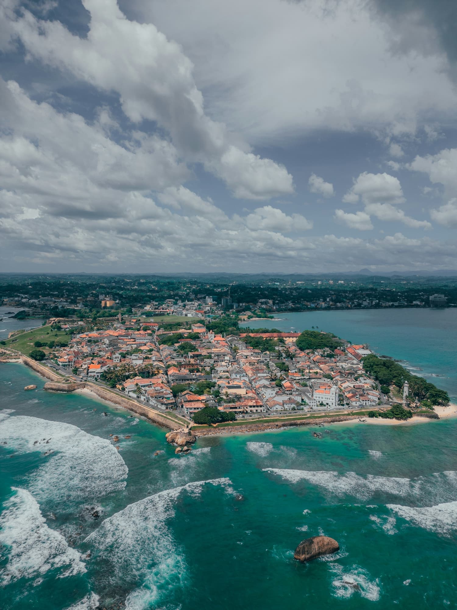 Galle Fort, the 17th-century Dutch fortress on Sri Lanka's southern coast
