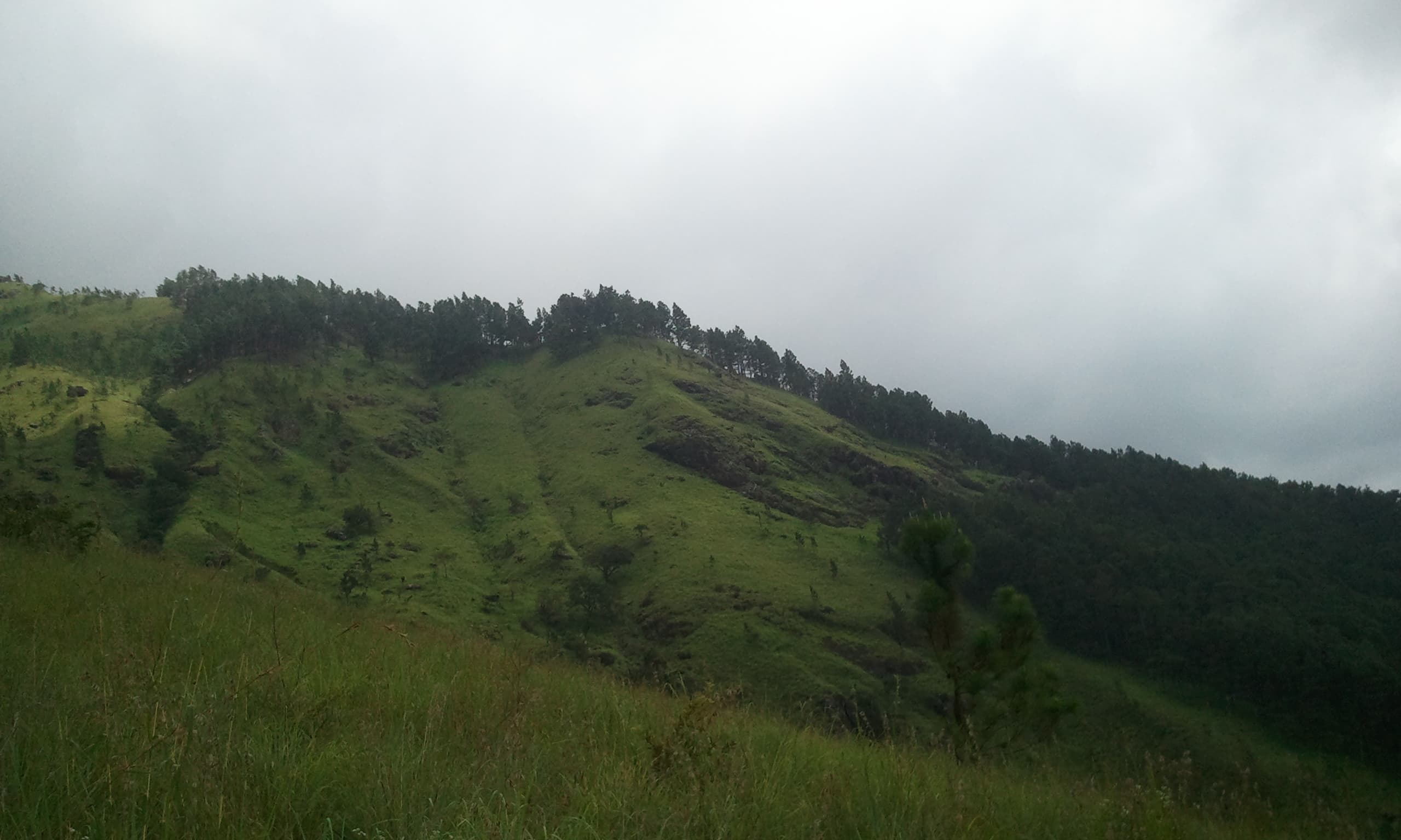 Viewpoint at Adara Kanda overlooking hills in Sri Lanka's Hill Country